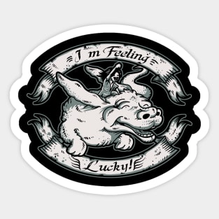 I'm Feeling Lucky Sticker